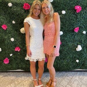 Promesa Pink Floral Mini Dress